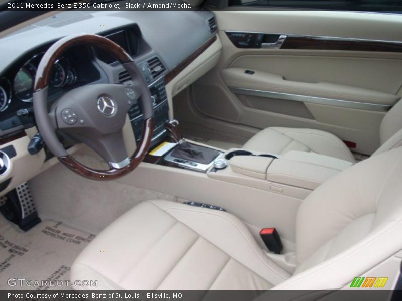 Black / Almond/Mocha 2011 Mercedes-Benz E 350 Cabriolet