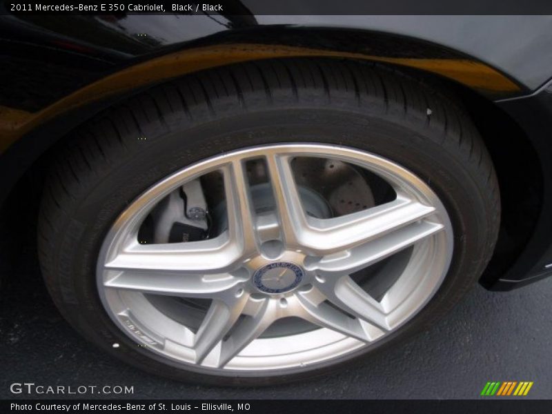Black / Black 2011 Mercedes-Benz E 350 Cabriolet