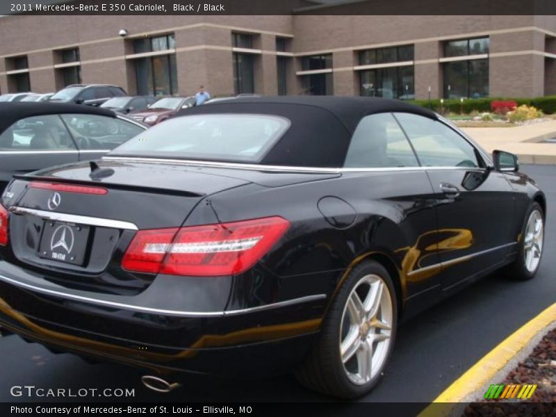 Black / Black 2011 Mercedes-Benz E 350 Cabriolet