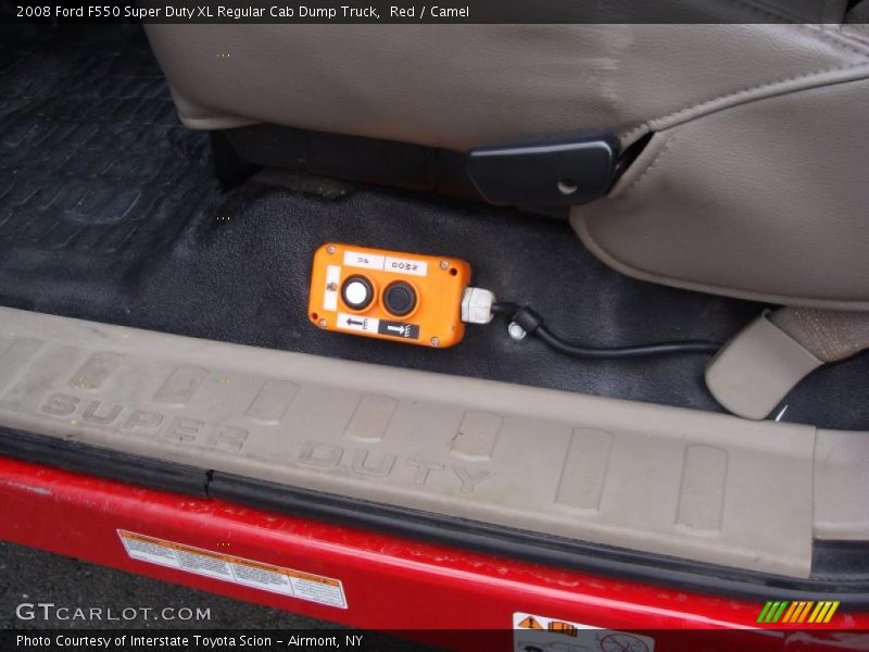 Red / Camel 2008 Ford F550 Super Duty XL Regular Cab Dump Truck