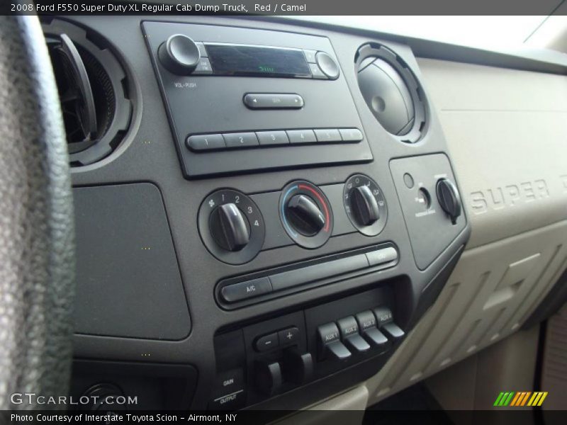 Controls of 2008 F550 Super Duty XL Regular Cab Dump Truck