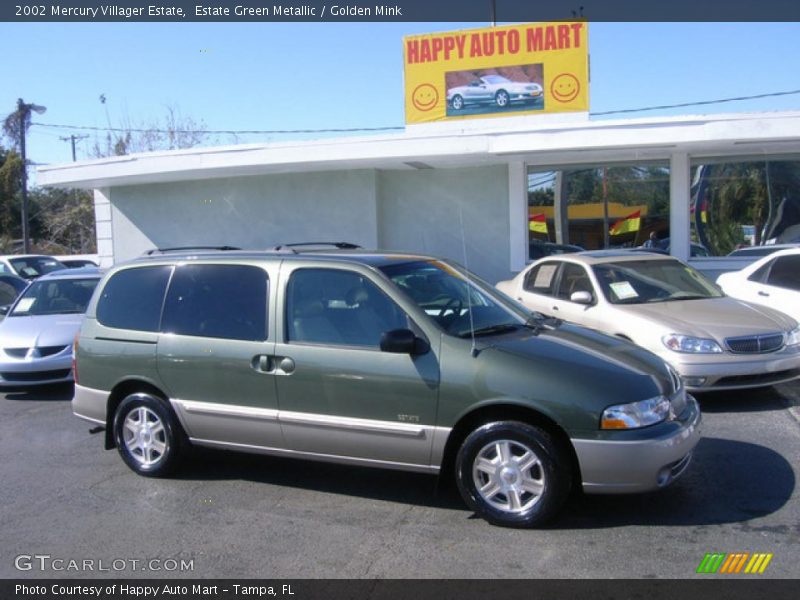 Estate Green Metallic / Golden Mink 2002 Mercury Villager Estate