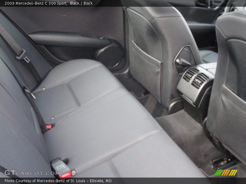 Black / Black 2009 Mercedes-Benz C 300 Sport