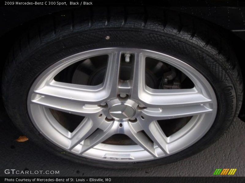 Black / Black 2009 Mercedes-Benz C 300 Sport