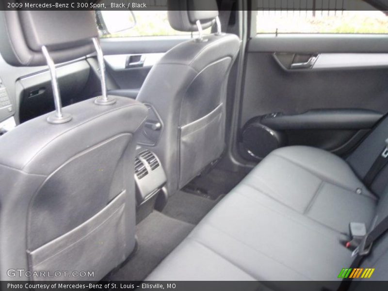 Black / Black 2009 Mercedes-Benz C 300 Sport