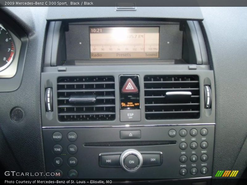 Black / Black 2009 Mercedes-Benz C 300 Sport