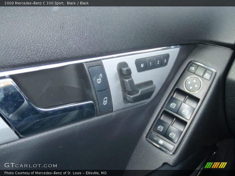 Black / Black 2009 Mercedes-Benz C 300 Sport