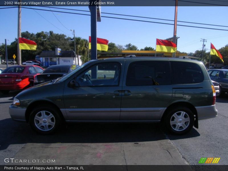 Estate Green Metallic / Golden Mink 2002 Mercury Villager Estate