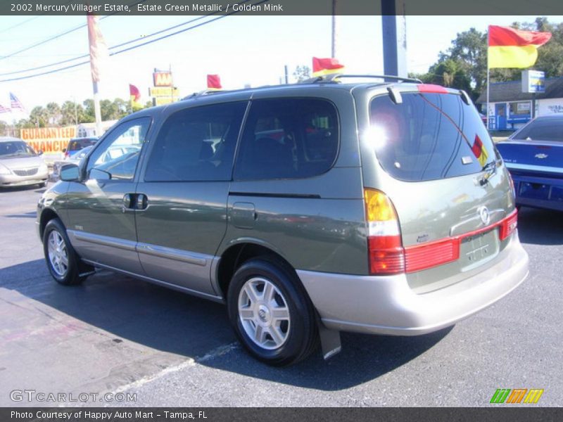 Estate Green Metallic / Golden Mink 2002 Mercury Villager Estate