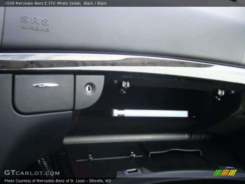 Black / Black 2008 Mercedes-Benz E 350 4Matic Sedan