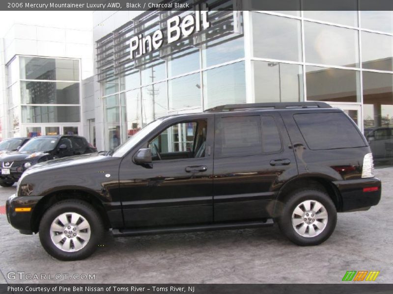 Black / Charcoal Black 2006 Mercury Mountaineer Luxury AWD