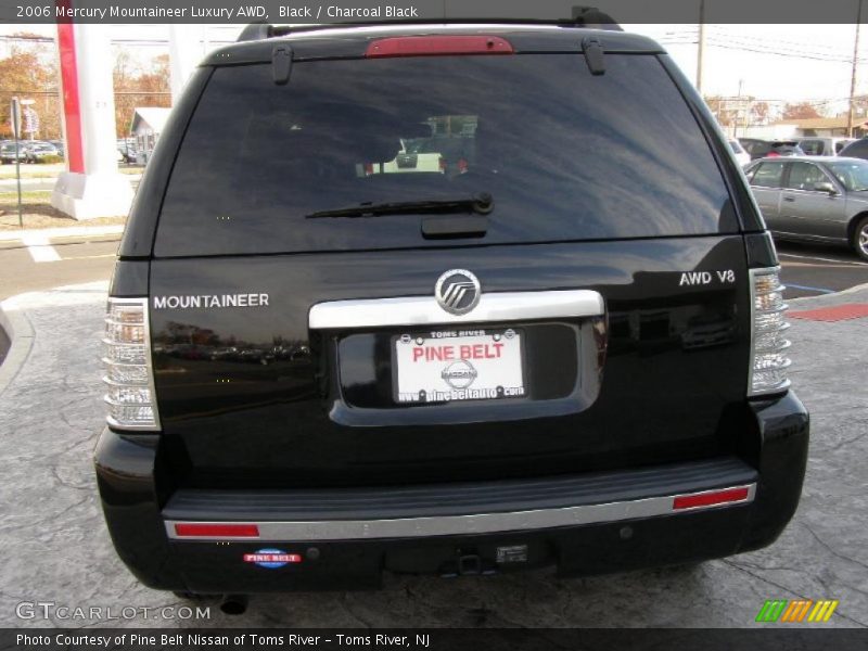 Black / Charcoal Black 2006 Mercury Mountaineer Luxury AWD