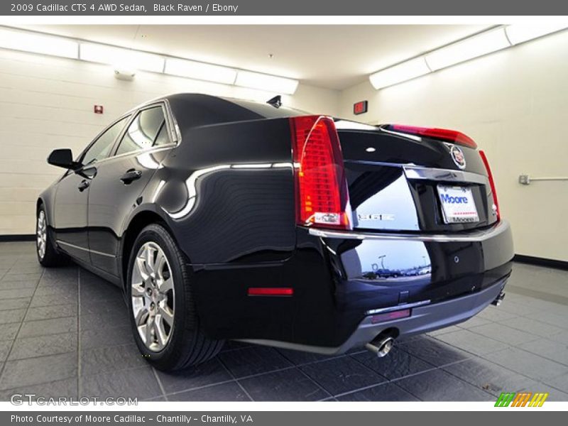 Black Raven / Ebony 2009 Cadillac CTS 4 AWD Sedan