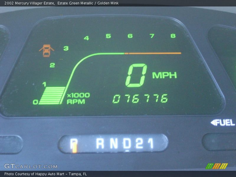 Estate Green Metallic / Golden Mink 2002 Mercury Villager Estate