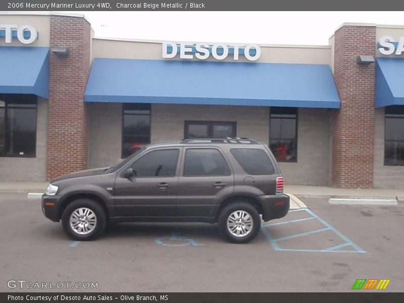 Charcoal Beige Metallic / Black 2006 Mercury Mariner Luxury 4WD