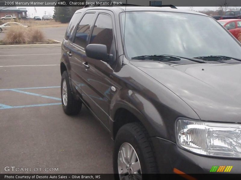 Charcoal Beige Metallic / Black 2006 Mercury Mariner Luxury 4WD
