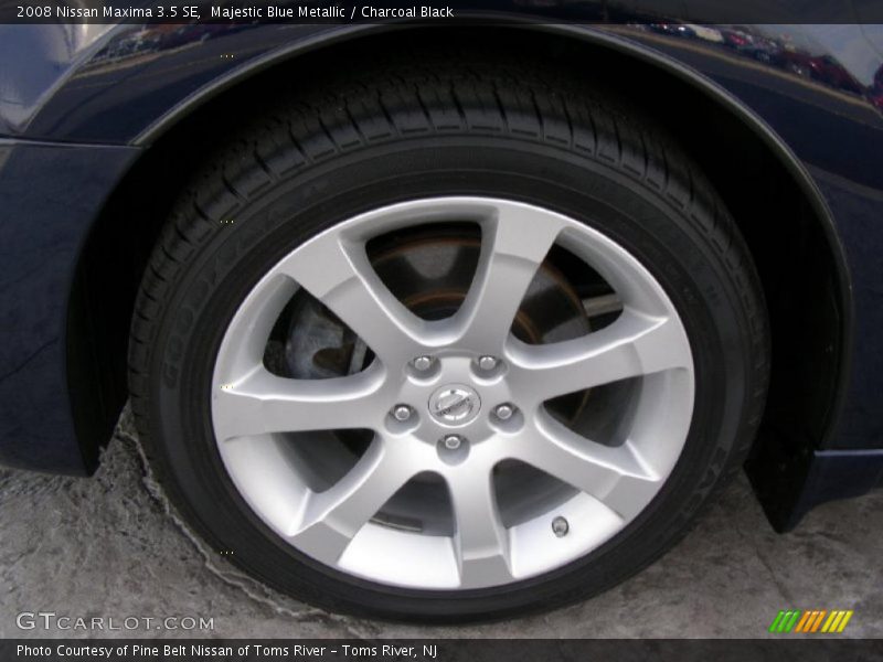 Majestic Blue Metallic / Charcoal Black 2008 Nissan Maxima 3.5 SE