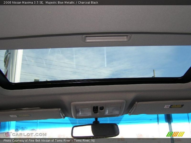 Majestic Blue Metallic / Charcoal Black 2008 Nissan Maxima 3.5 SE