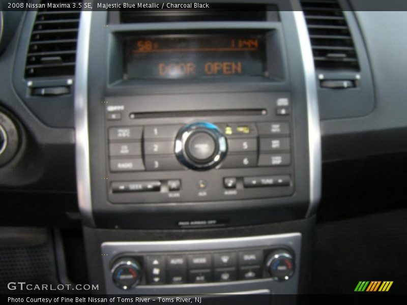 Majestic Blue Metallic / Charcoal Black 2008 Nissan Maxima 3.5 SE