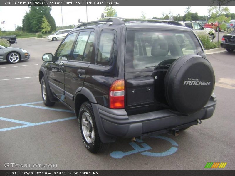 Black / Medium Gray 2003 Chevrolet Tracker ZR2 4WD Hard Top