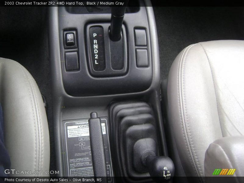 Black / Medium Gray 2003 Chevrolet Tracker ZR2 4WD Hard Top