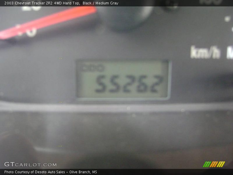 Black / Medium Gray 2003 Chevrolet Tracker ZR2 4WD Hard Top