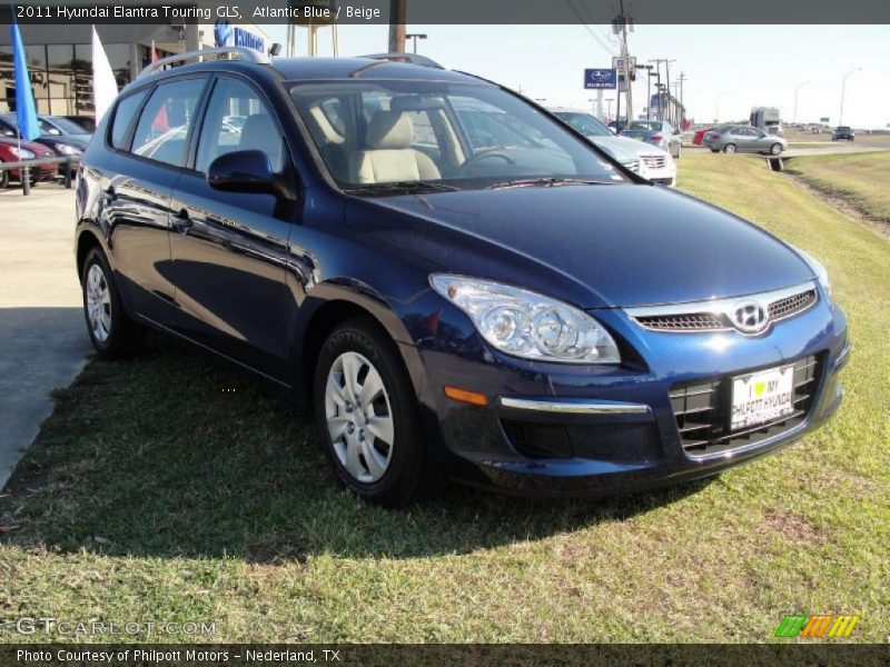 Atlantic Blue / Beige 2011 Hyundai Elantra Touring GLS