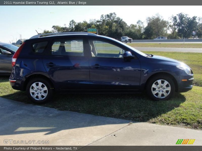 Atlantic Blue / Beige 2011 Hyundai Elantra Touring GLS