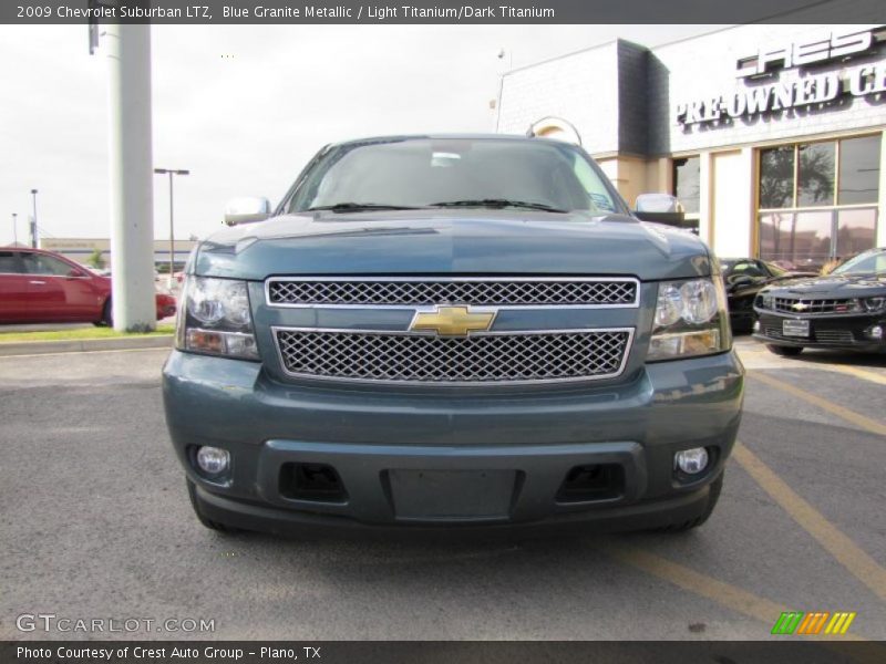 Blue Granite Metallic / Light Titanium/Dark Titanium 2009 Chevrolet Suburban LTZ