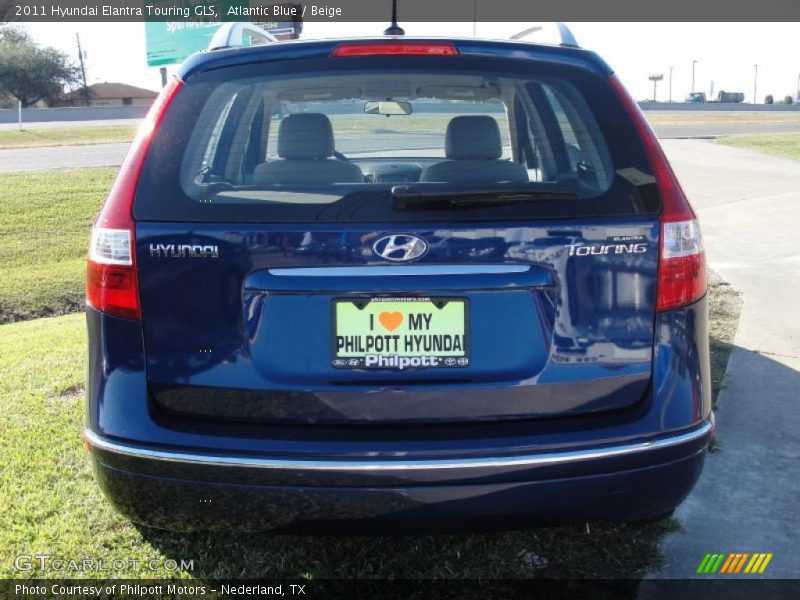 Atlantic Blue / Beige 2011 Hyundai Elantra Touring GLS