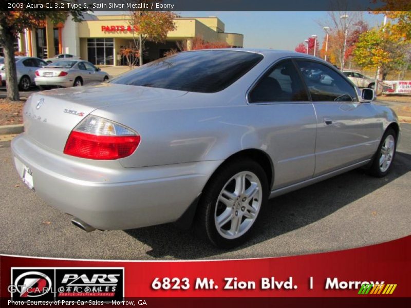 Satin Silver Metallic / Ebony 2003 Acura CL 3.2 Type S