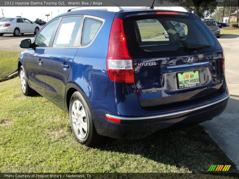 Atlantic Blue / Beige 2011 Hyundai Elantra Touring GLS