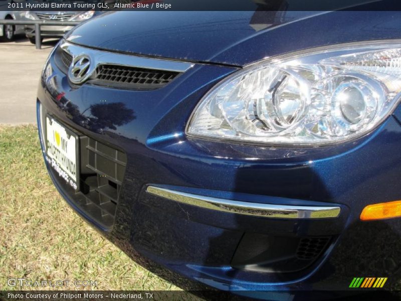 Atlantic Blue / Beige 2011 Hyundai Elantra Touring GLS