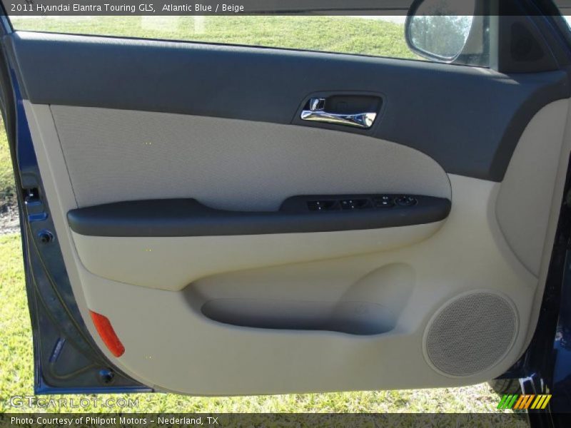 Atlantic Blue / Beige 2011 Hyundai Elantra Touring GLS
