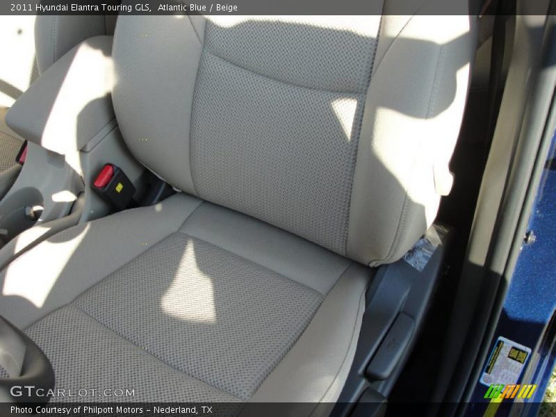 Atlantic Blue / Beige 2011 Hyundai Elantra Touring GLS