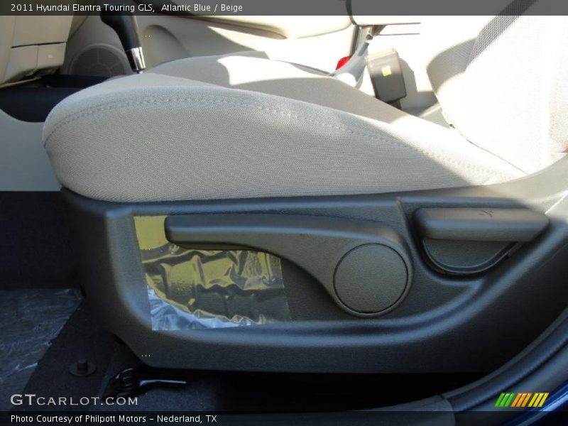 Atlantic Blue / Beige 2011 Hyundai Elantra Touring GLS
