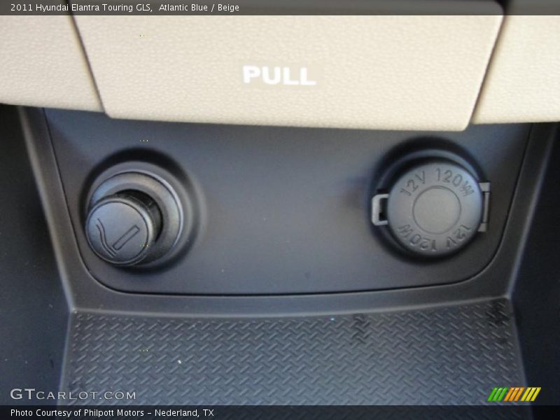 Atlantic Blue / Beige 2011 Hyundai Elantra Touring GLS