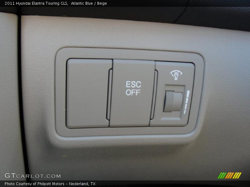 Atlantic Blue / Beige 2011 Hyundai Elantra Touring GLS