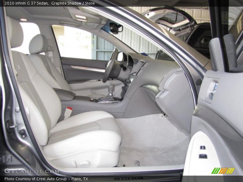 2010 G 37 Sedan Stone Interior