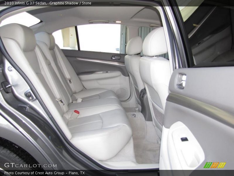  2010 G 37 Sedan Stone Interior