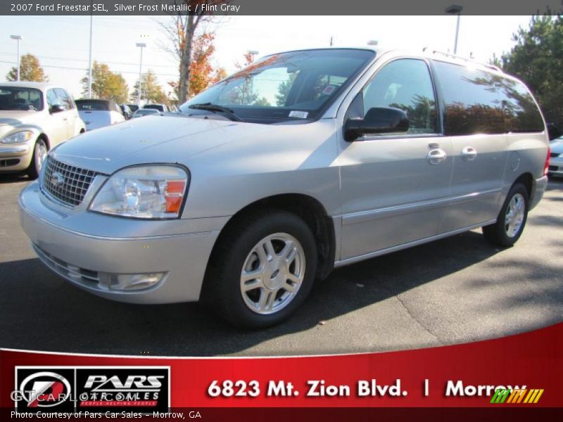 Silver Frost Metallic / Flint Gray 2007 Ford Freestar SEL