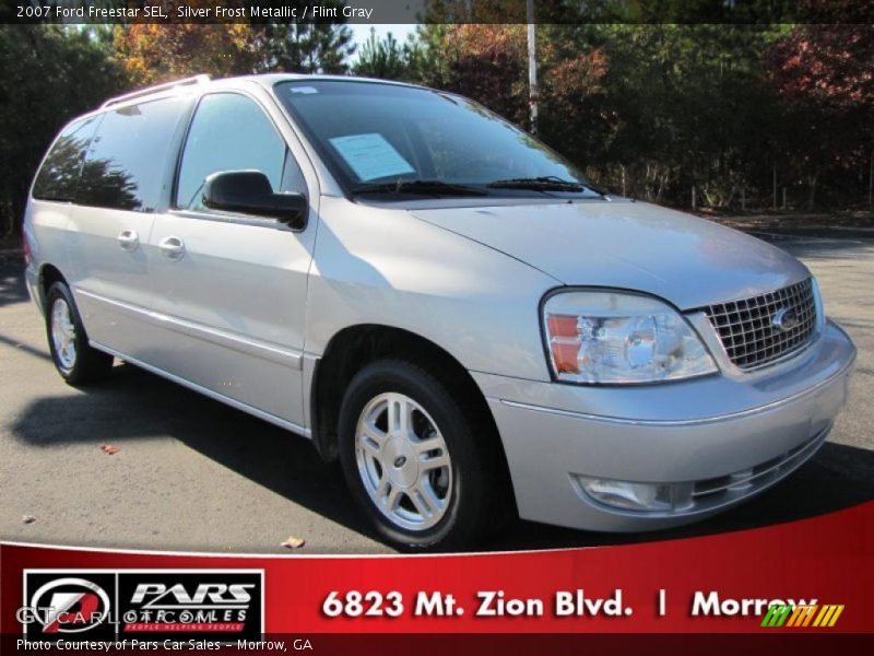 Silver Frost Metallic / Flint Gray 2007 Ford Freestar SEL