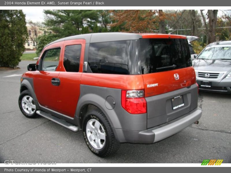  2004 Element EX AWD Sunset Orange Pearl