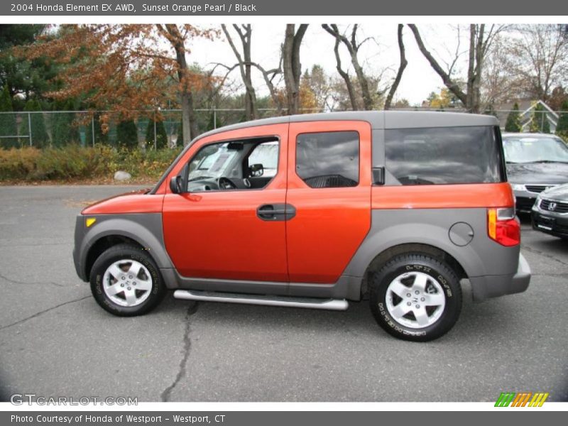  2004 Element EX AWD Sunset Orange Pearl