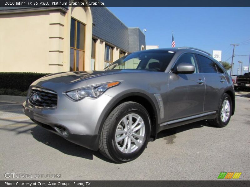 Platinum Graphite / Graphite 2010 Infiniti FX 35 AWD