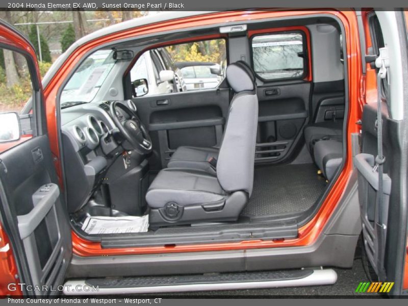  2004 Element EX AWD Black Interior