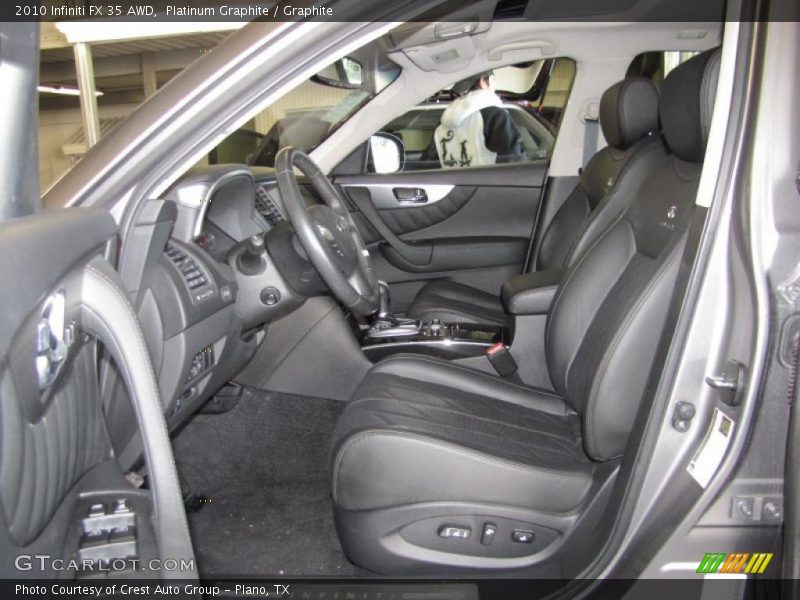  2010 FX 35 AWD Graphite Interior