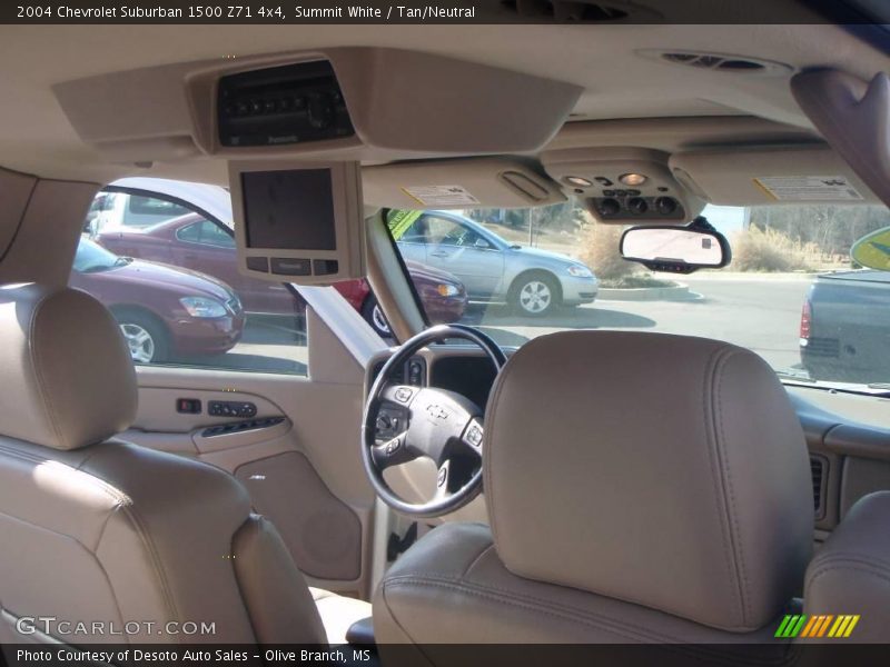 Summit White / Tan/Neutral 2004 Chevrolet Suburban 1500 Z71 4x4