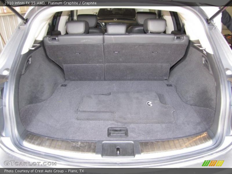  2010 FX 35 AWD Trunk