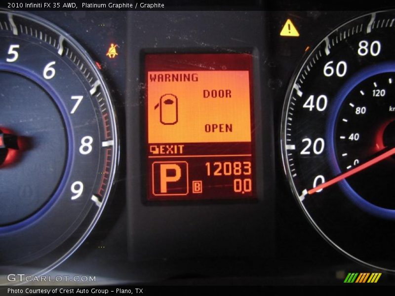 Platinum Graphite / Graphite 2010 Infiniti FX 35 AWD